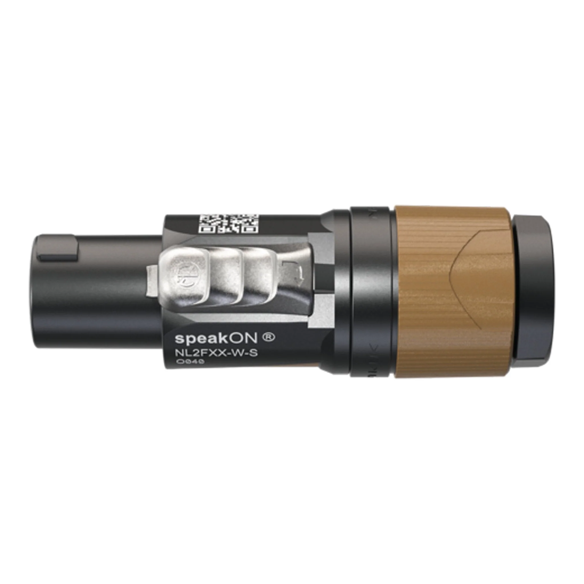 Neutrik NL2FXX-W-S 2-Pole speakON Cable Connector with Screw Terminal - Brown - Image 2