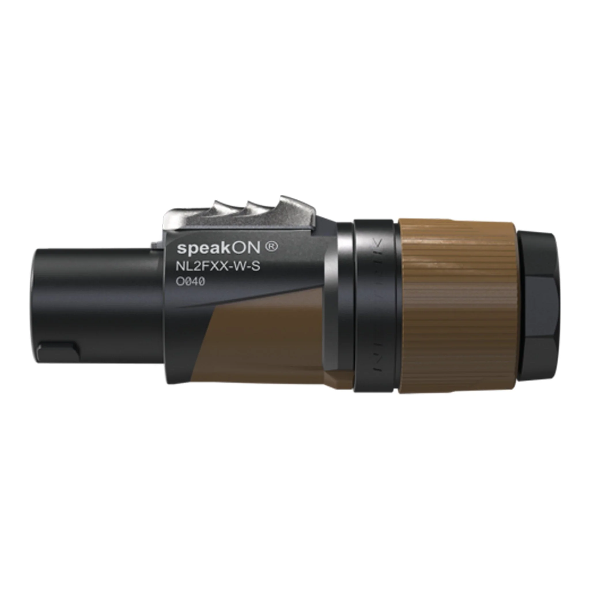 Neutrik NL2FXX-W-S 2-Pole speakON Cable Connector with Screw Terminal - Brown - Image 3