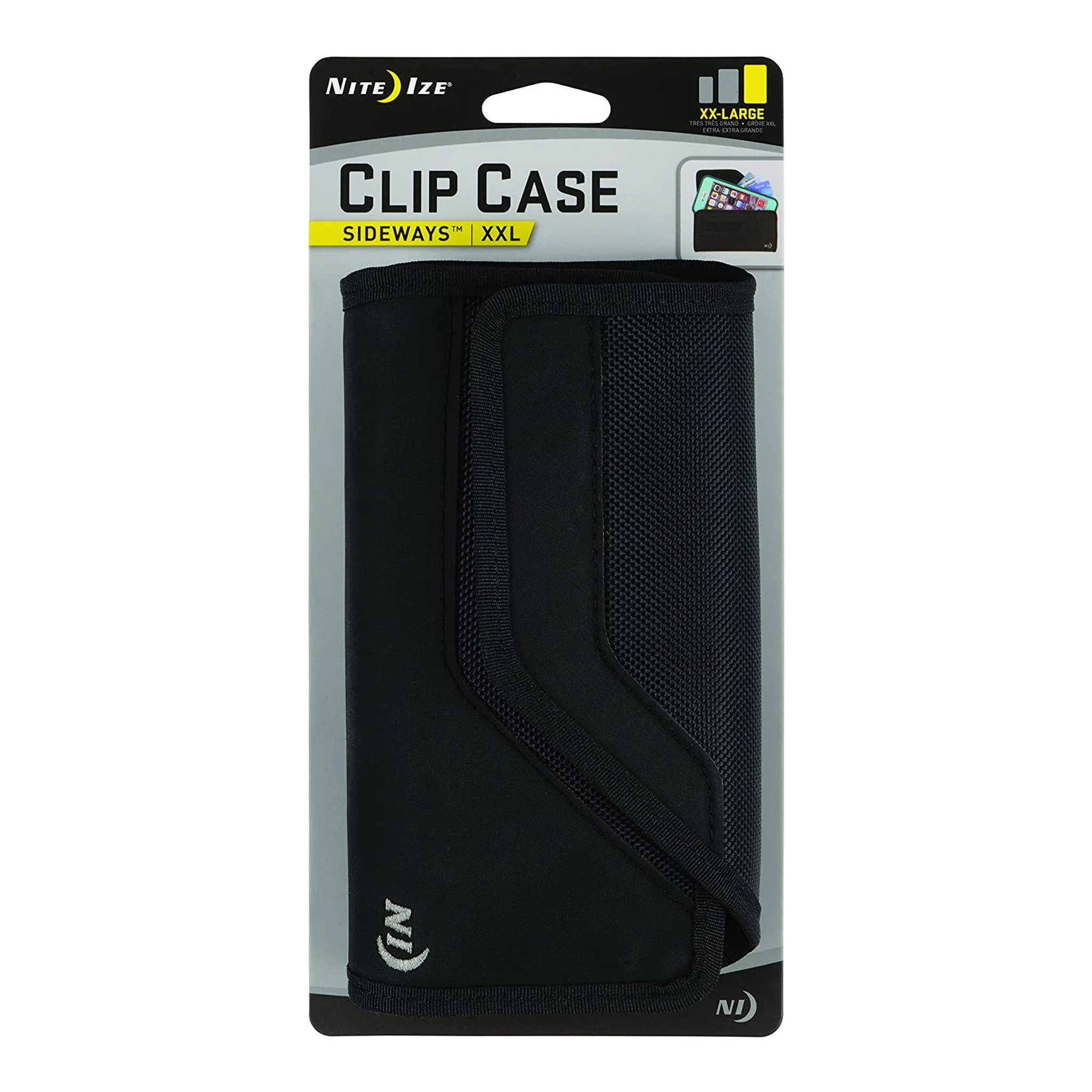 Nite Ize Fits-All Clip Case Hardshell Universal Rugged Holster - XXL Vertical