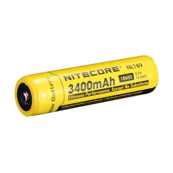 Nitecore 18650 Li-Ion Rechargeable Battery (3.7V, 3400mAh)