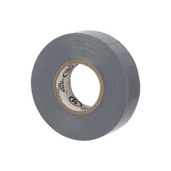 NSi Industries WW-732 WarriorWrap 3/4" Premium Electrical Tape, Grey, 66FT