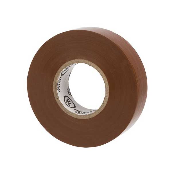 NSi Industries WW-732 WarriorWrap 3/4" Premium Electrical Tape, Brown, 66FT