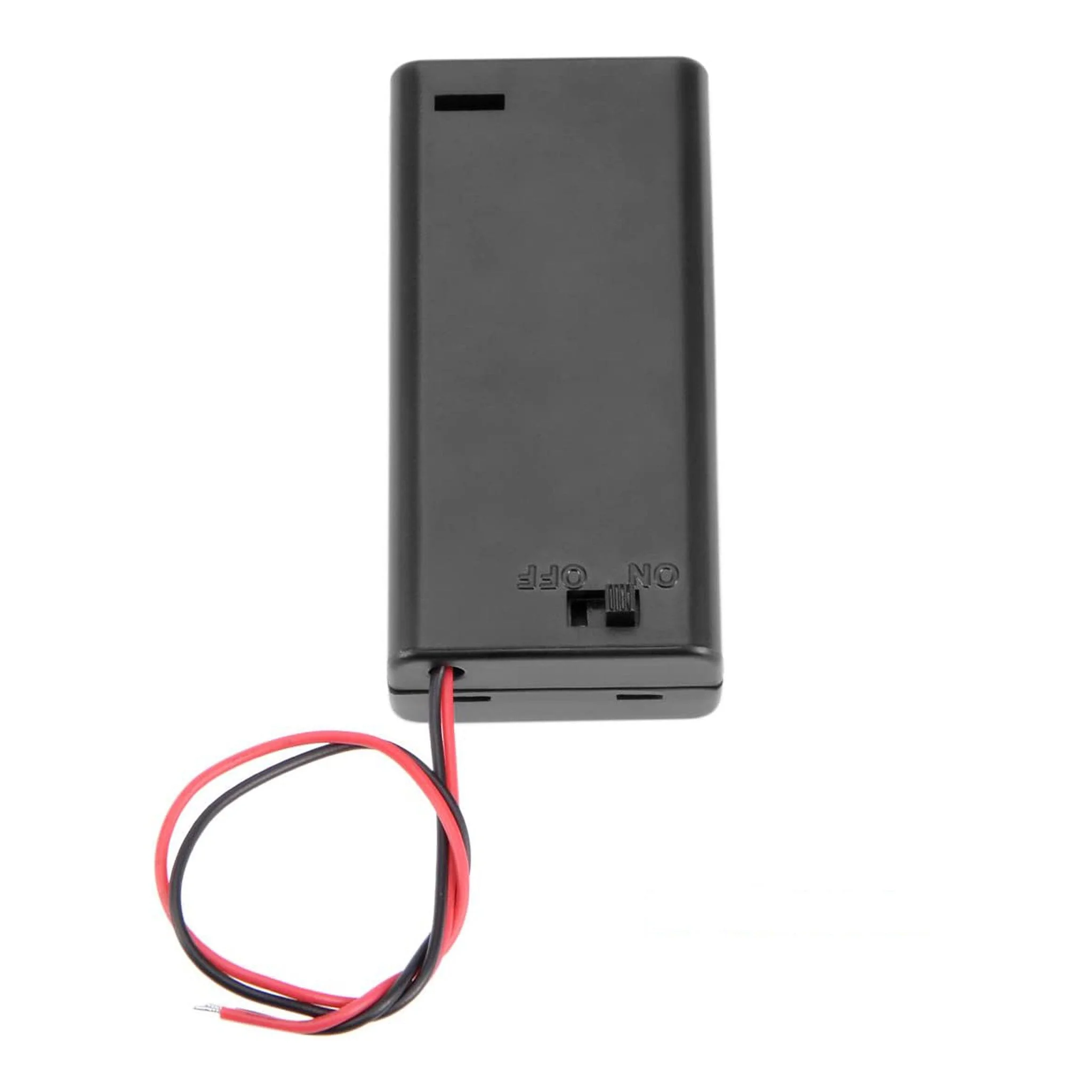 NTE 23-BH2-4 AA 2-Cell Side-By-Side Covered Battery Holder with On-Off Switch and Tinned Leads - Image 3
