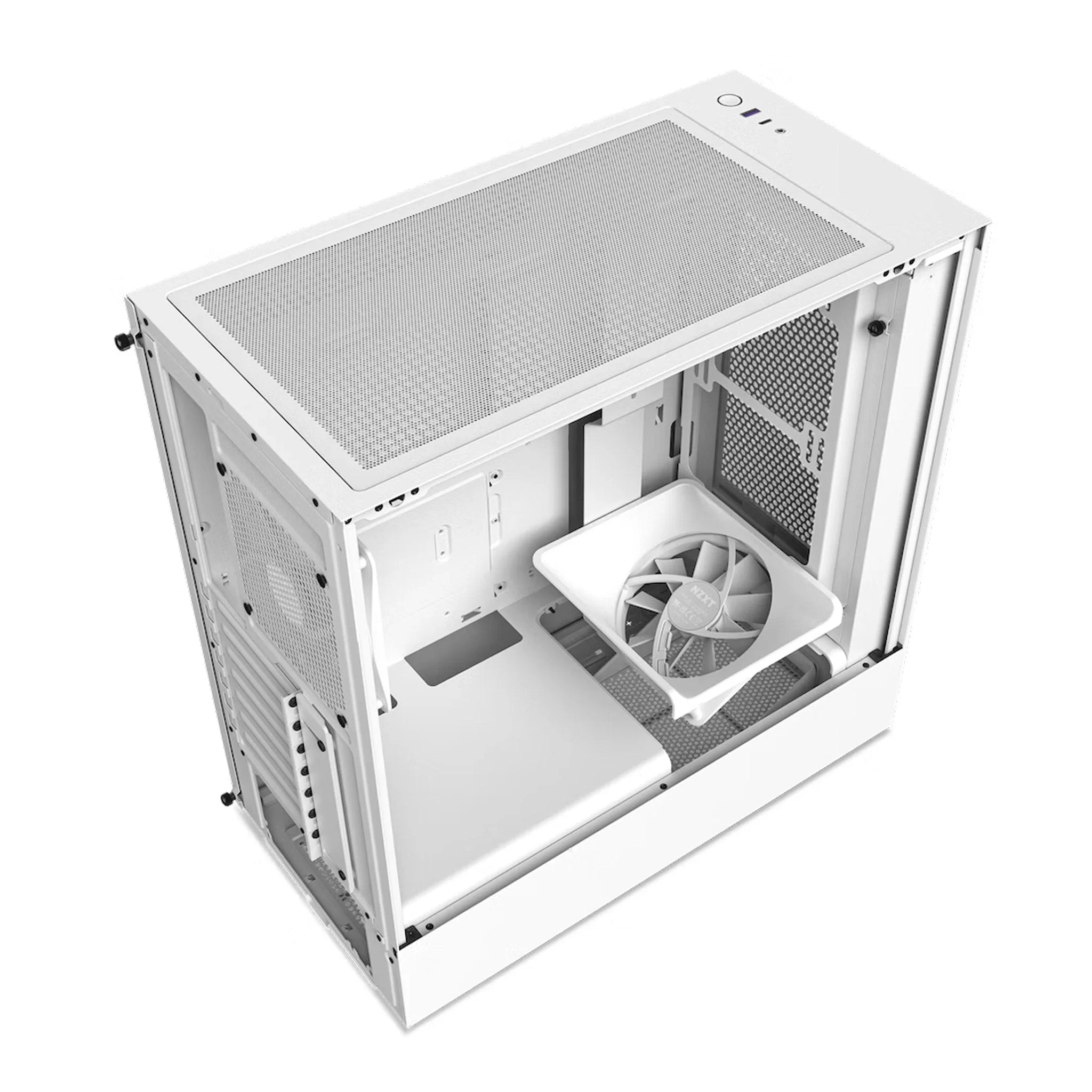 NZXT CC-H51FW-01 White H5 Flow Compact Mid-tower Airflow Case - Image 4