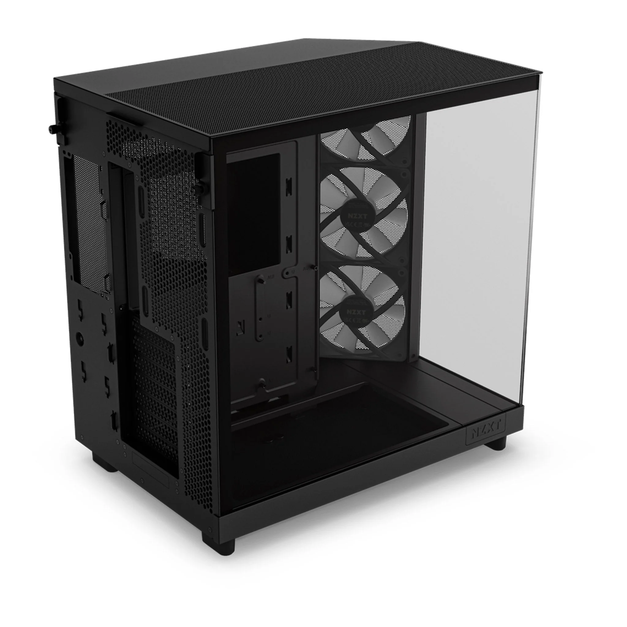 NZXT CC-H61FB-R1 H6 Flow RGB Mid-Tower Dual-Chamber Airflow ATX Case - Black - Image 3
