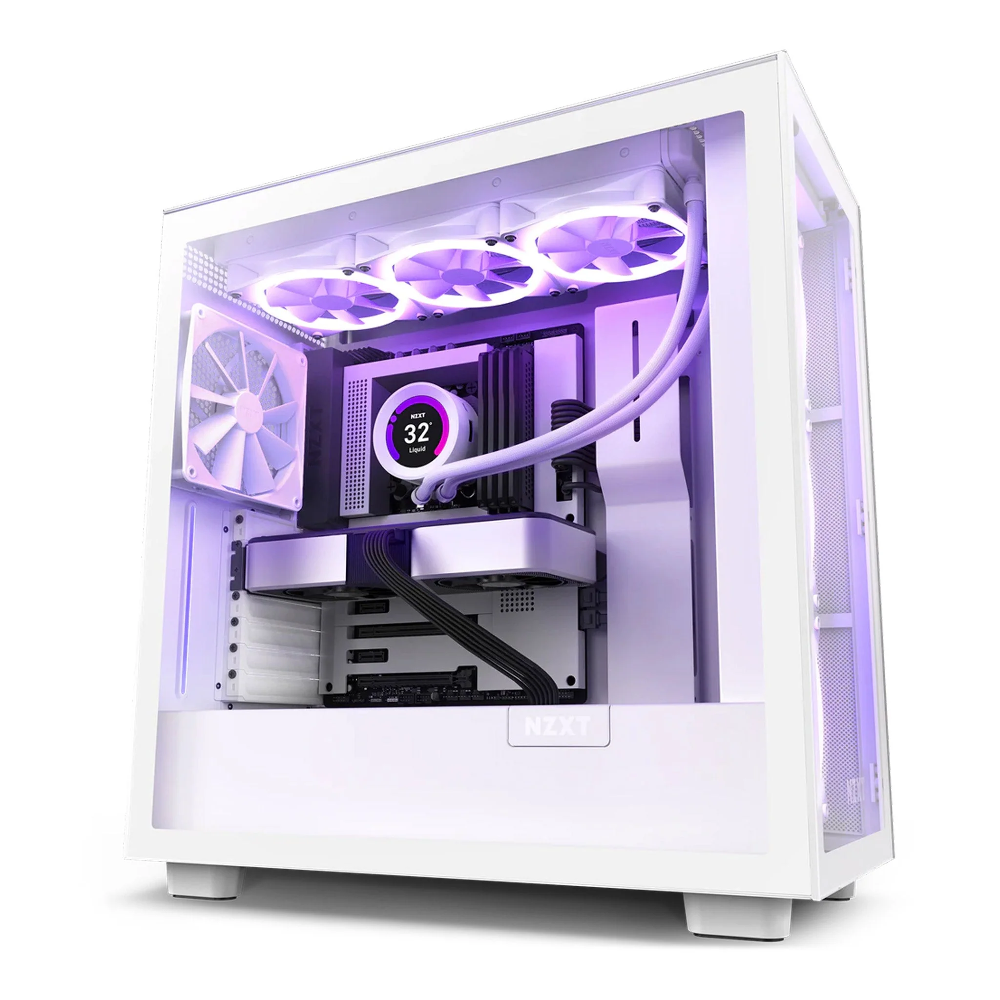 NZXT CM-H71EW-01 Matte White H7 Elite Premium Mid-Tower Case
