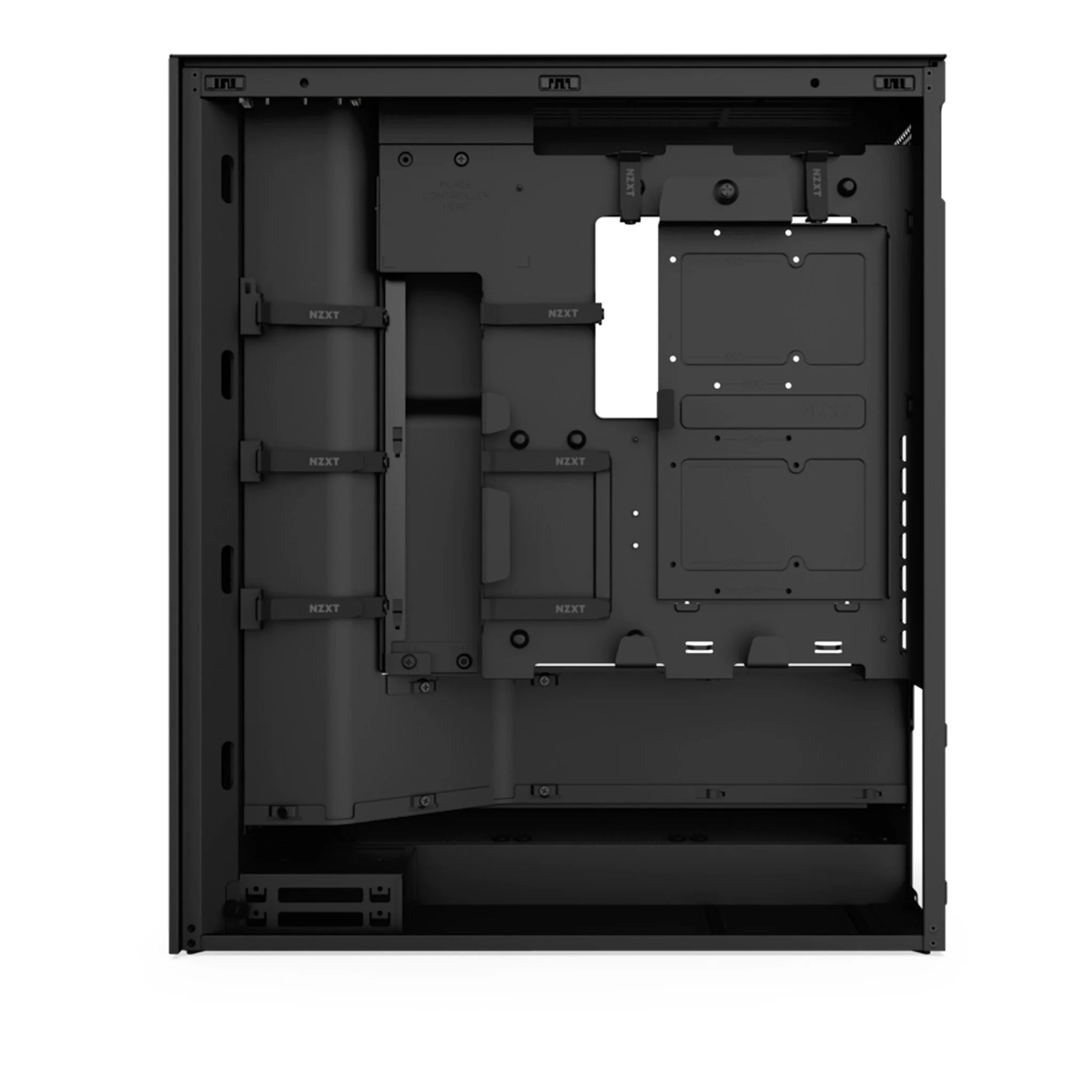 NZXT CM-H72FB-R1 H7 Flow RGB Mid-Tower ATX Airflow Case with RGB Fans - Black - Image 3