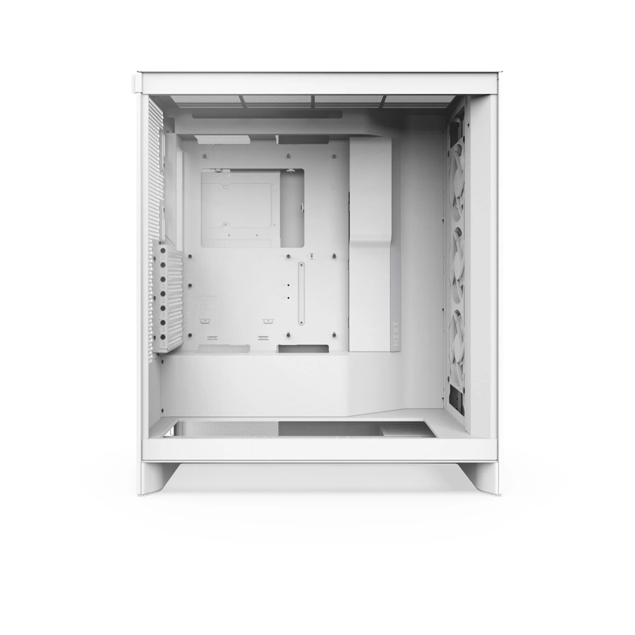 NZXT CM-H72FW-R1 H7 Flow RGB Mid-Tower ATX Airflow Case with RGB Fans - White - Image 4