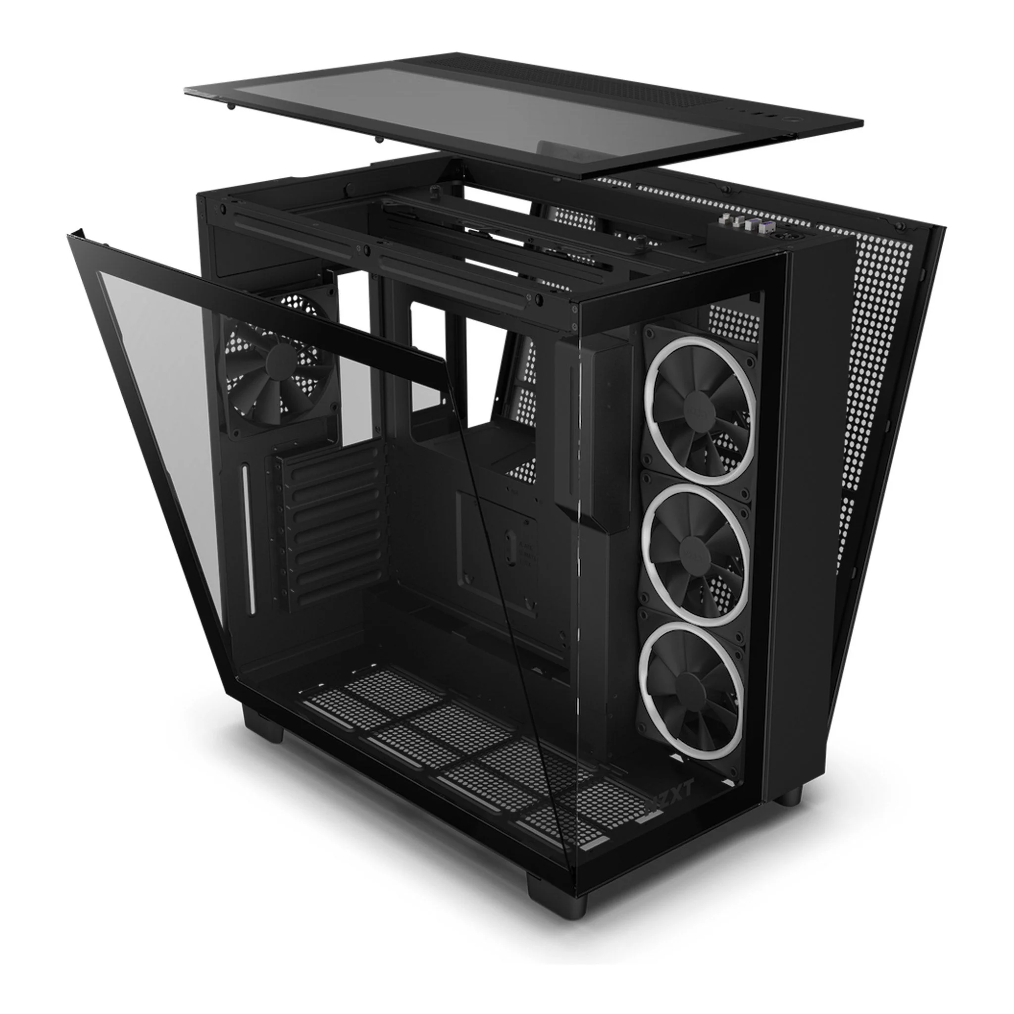 NZXT CM-H91EB-01 H9 Elite Premium Dual-Chamber Mid-Tower Airflow Case - Black - Image 5
