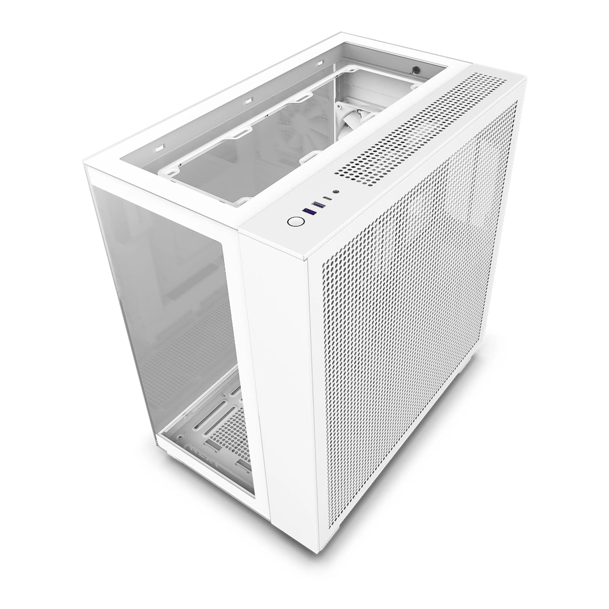 NZXT CM-H91EW-01 H9 Elite Premium Dual-Chamber Mid-Tower Airflow Case - White - Image 4