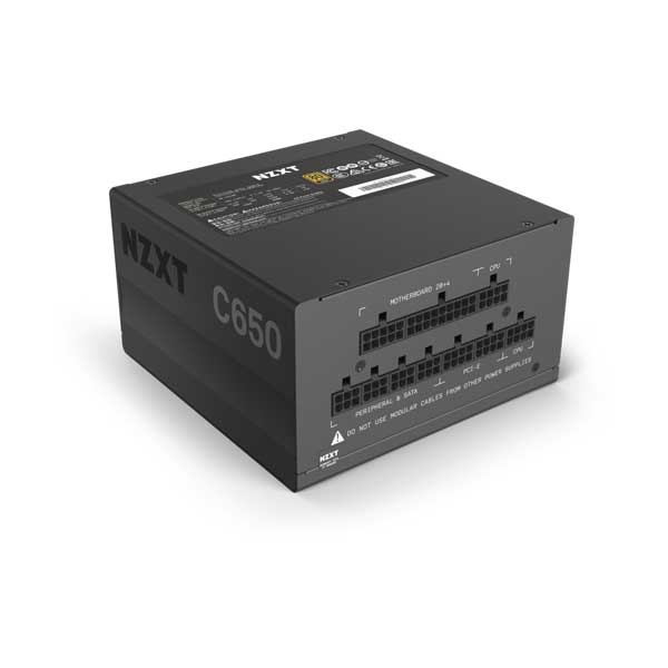 NZXT NP-C650M-US C650 650 Watt 80 Plus Gold Fully Modular Power Supply