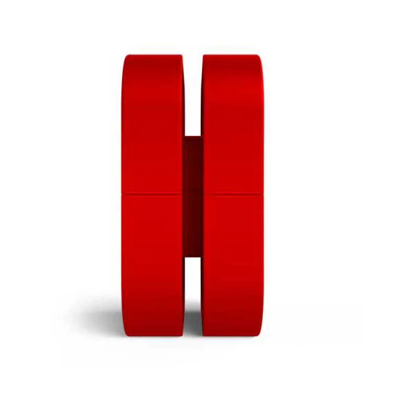 NZXT Puck BA-PCKRT-RD Headset & Cable Holder - Red - Image 2