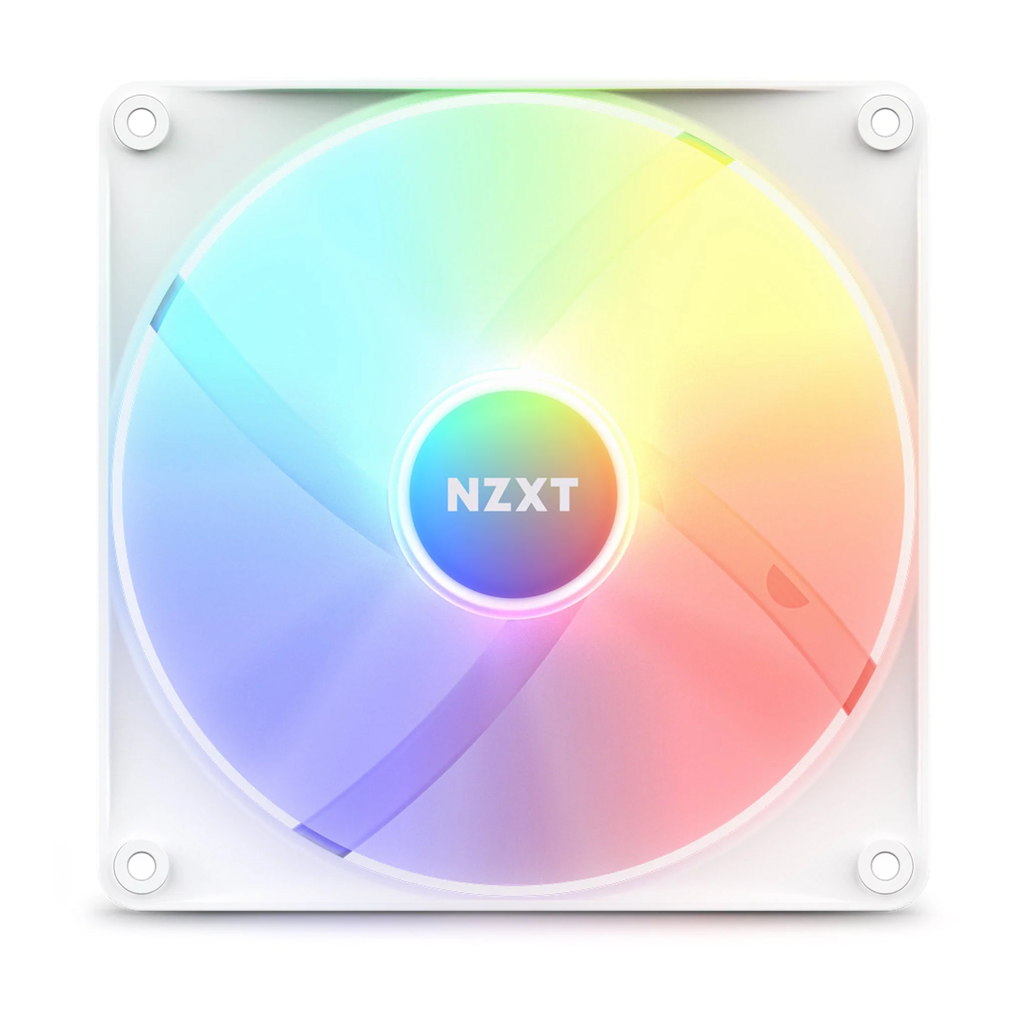 NZXT RF-C14SF-W1 140mm Hub-Mounted F140 RGB Core Fan - White - Image 2