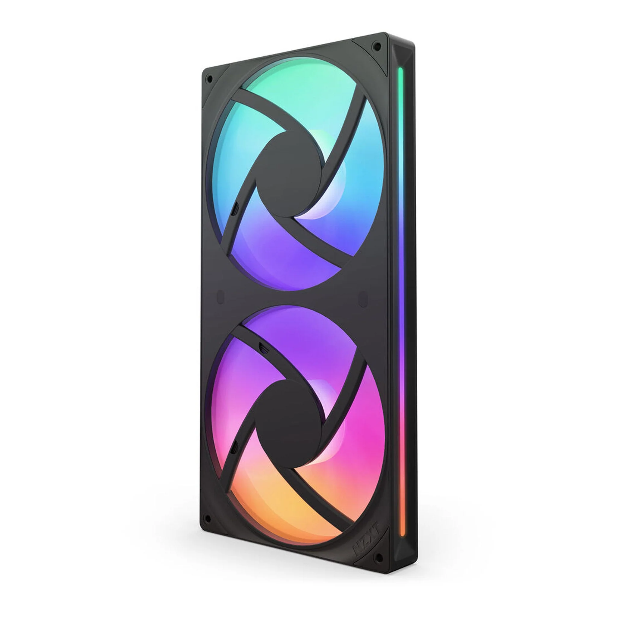 NZXT RF-U24HF-B1 F240 RGB Core Dual 120mm Single-Frame Fan Unit - Black - Image 2