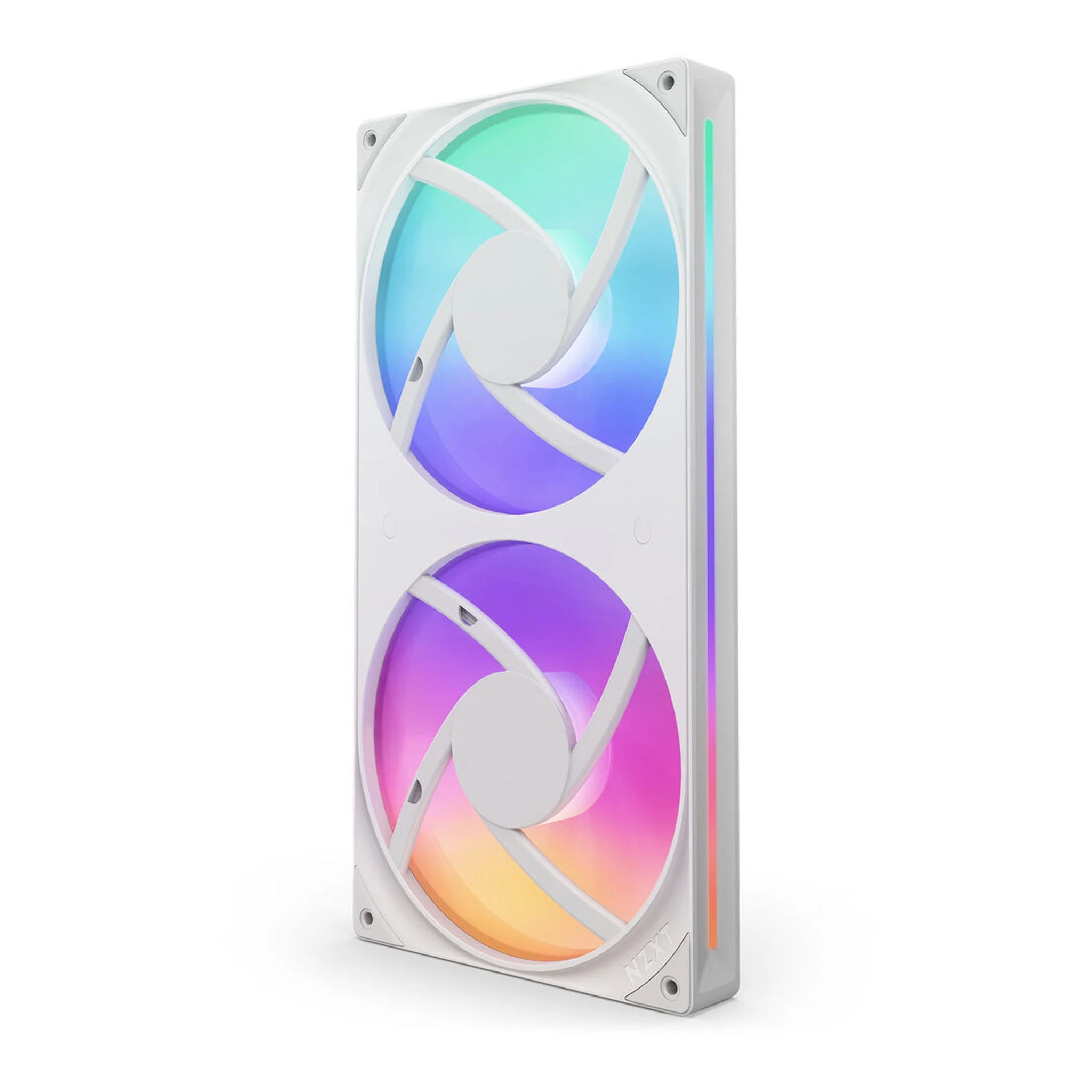 NZXT RF-U28HF-W1 F280 RGB Core Dual 140mm Fan Unit - White - Image 2