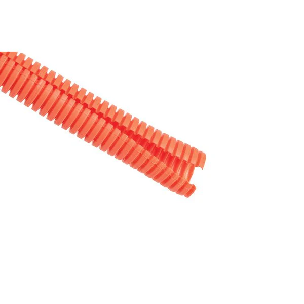Orange Split Wire Loom Tubing - 1/2" I.D. / 100' Roll