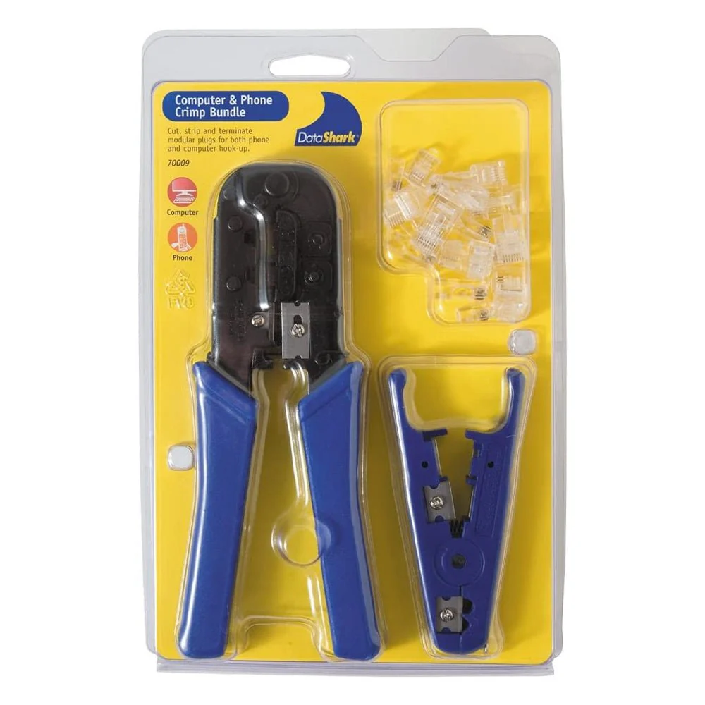 Paladin DataShark Do-It-Yourself Modular Crimp Bundle - RJ45 / RJ11 - Image 2