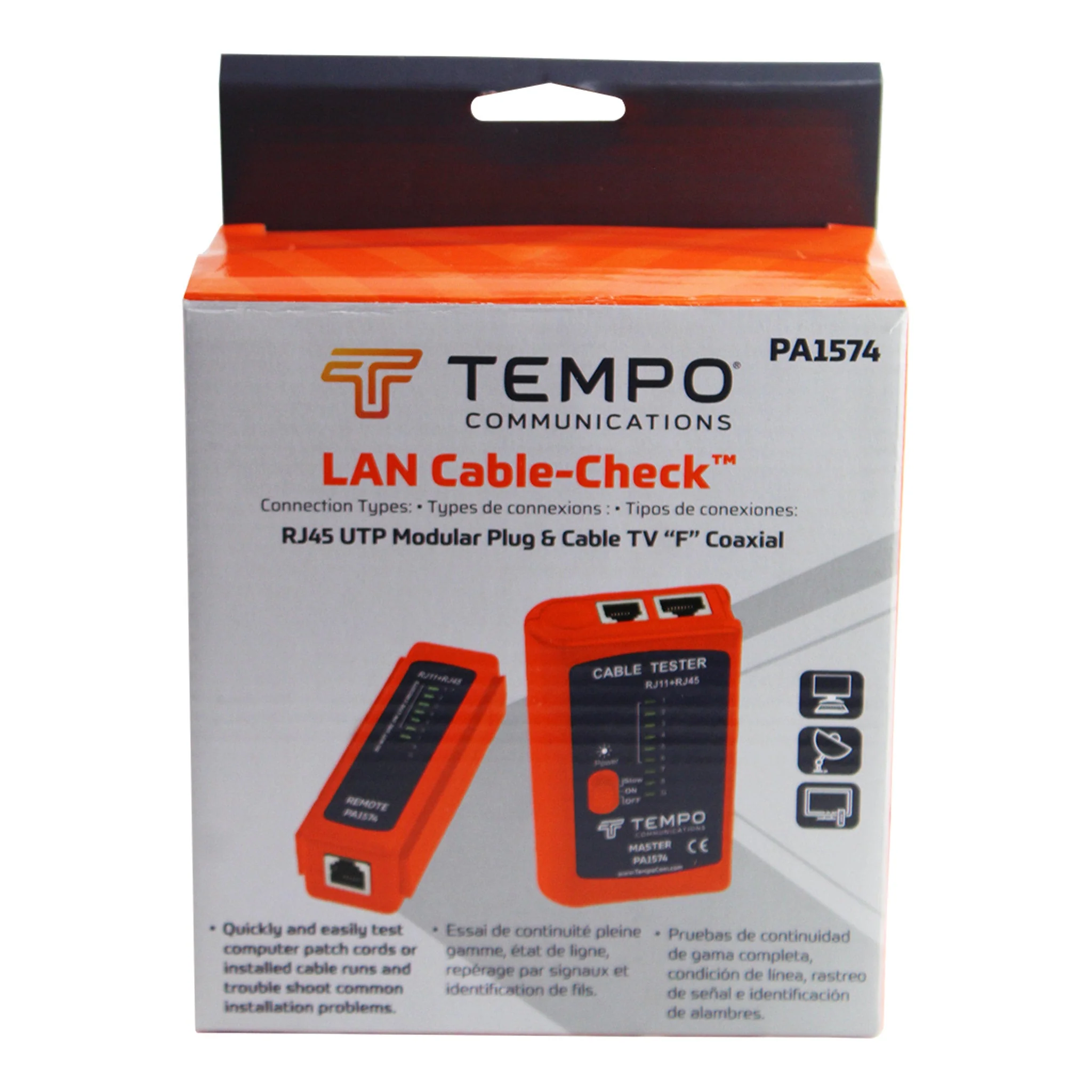 Paladin Tools PA1574 LAN Cable-Check Kit with Storage Pouch - Image 5