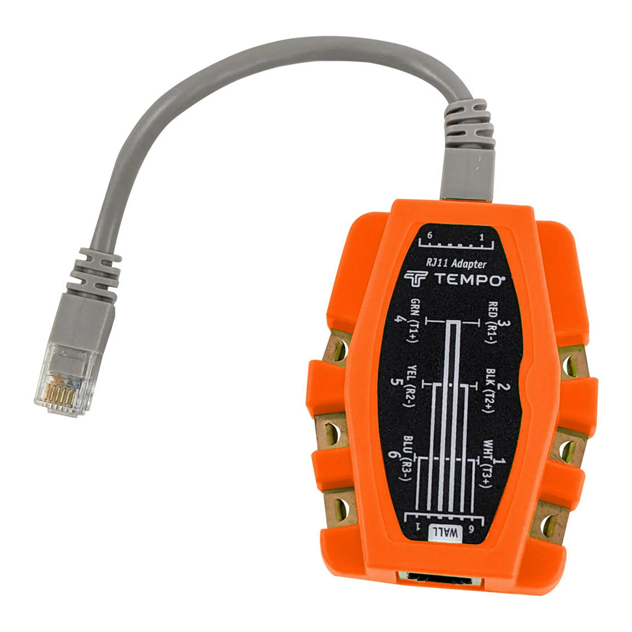 Paladin Tools PA1903 RJ11 Modular 6-Way Adapter