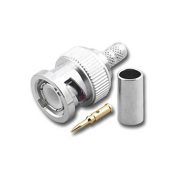BNC Male 3 Piece Crimp Connector for RG-58/U