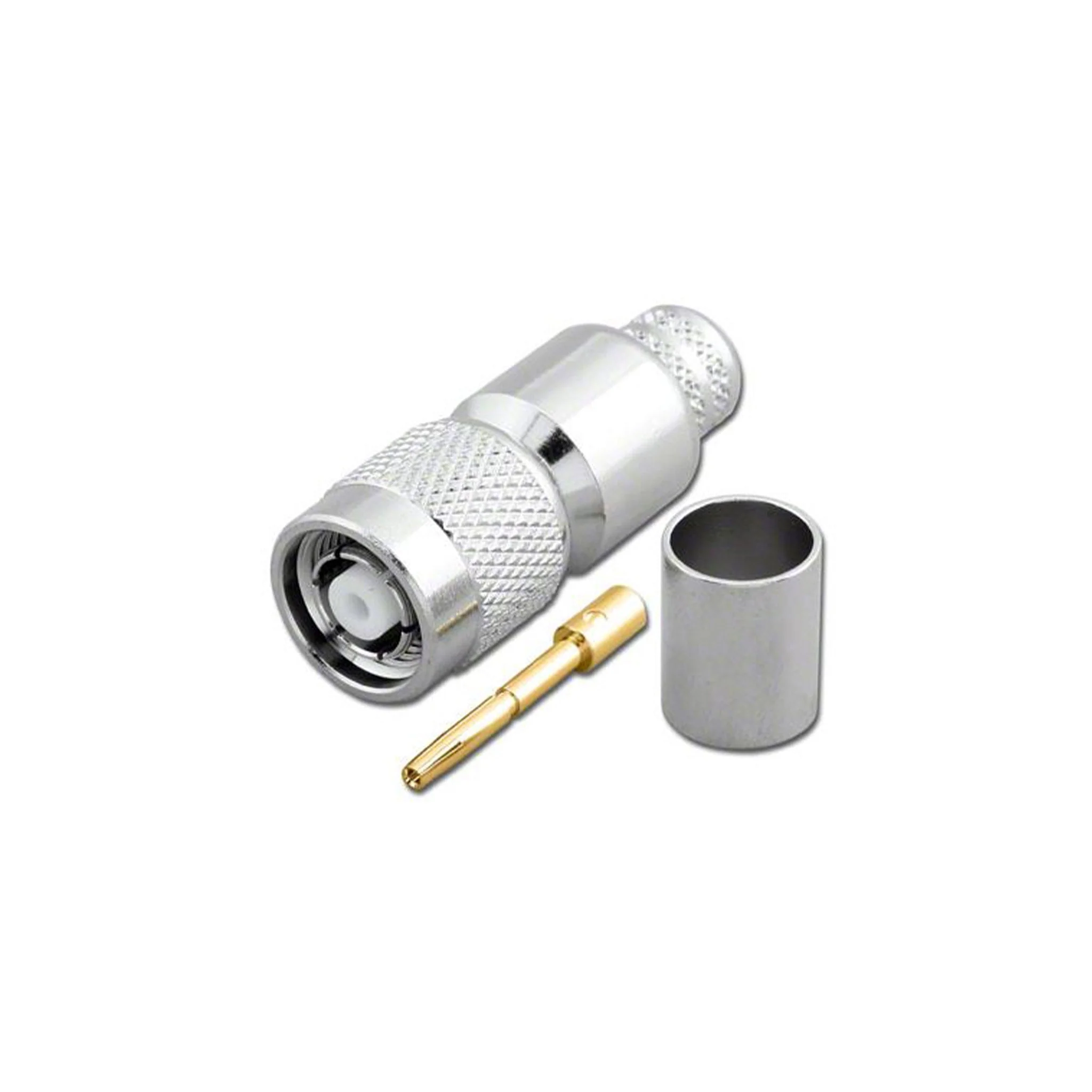 Pan Pacific RPT-3959-L400 Dual Crimp Reverse Polarity TNC Plug for LMR400