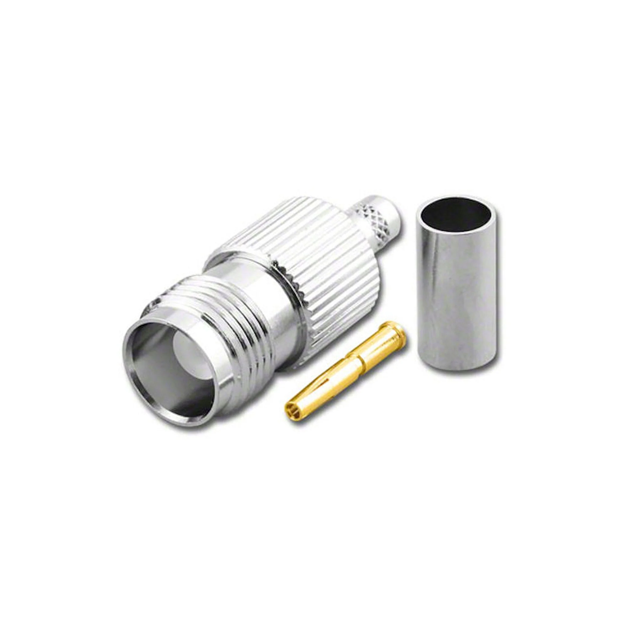 Pan Pacific TNC-3452C 3-Piece TNC Crimp Connector for RG-223