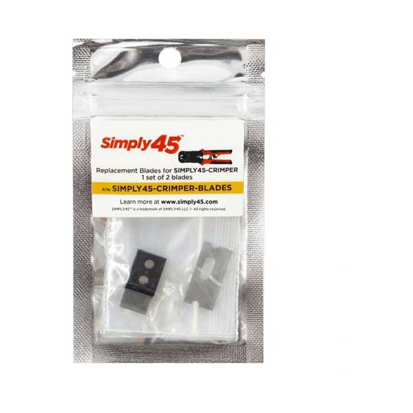 Simply45 SIMPLY45-CRIMPER-BLADES Pass Through Crimper Wire Trim Blades - 2pc Bag