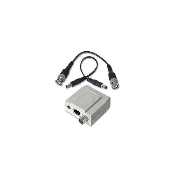 Passive Video Balun (RJ-45 Type), 3 Pair Power Converted (Camera Side)