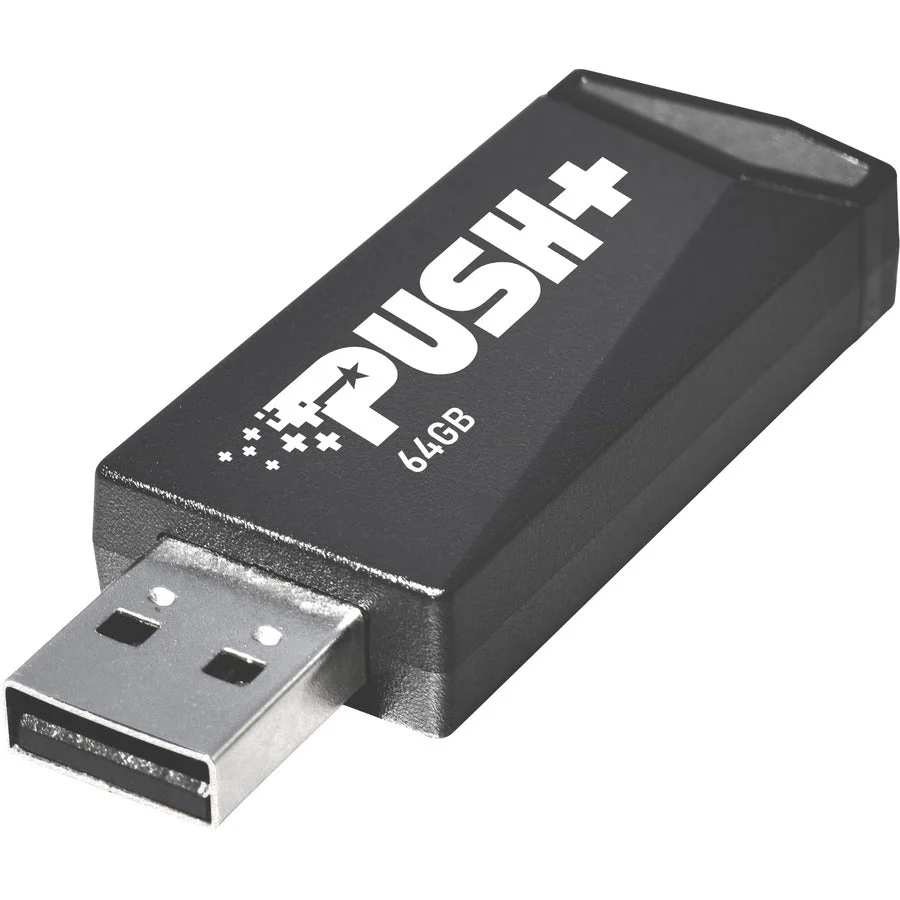 Patriot Push+ PSF64GPSHB32U 64GB USB 3.2 Gen 1 Flash Drive
