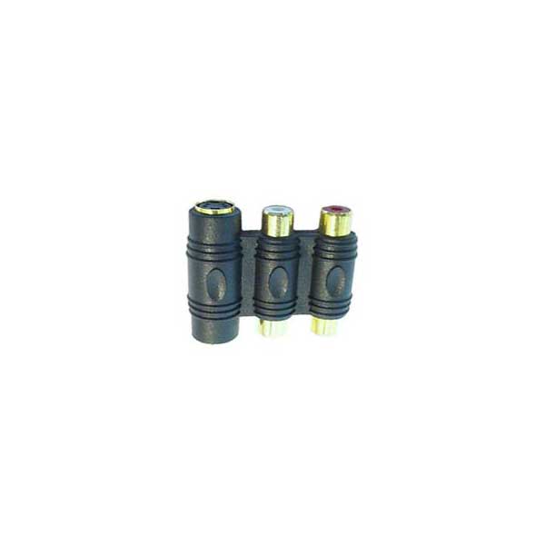 Philmore A/V Adapter S-VHS & (2) RCA Coupler