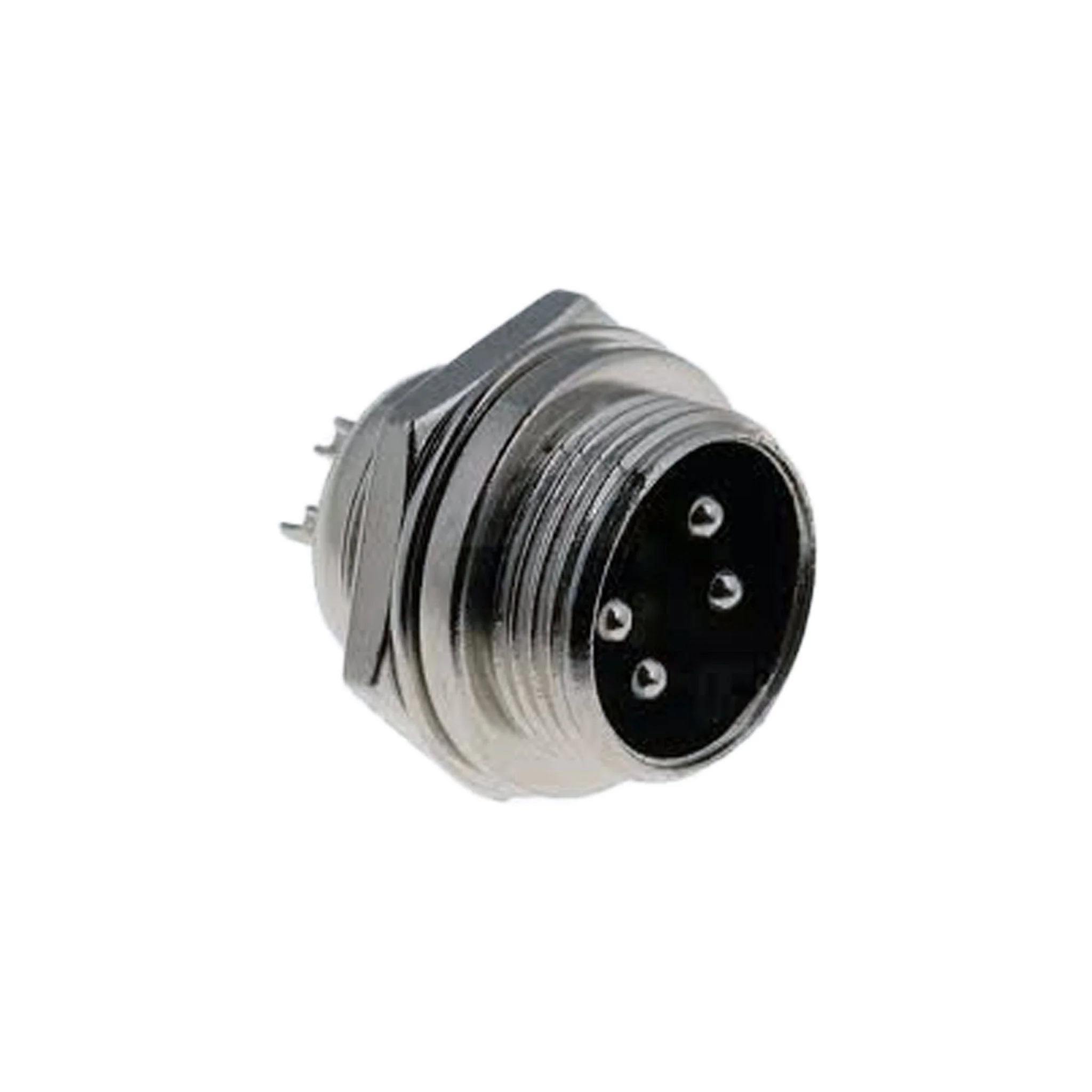 Philmore LKG 61-624 4-Pin Male Solder Cup Circular Connector - Panel Mount - Image 2