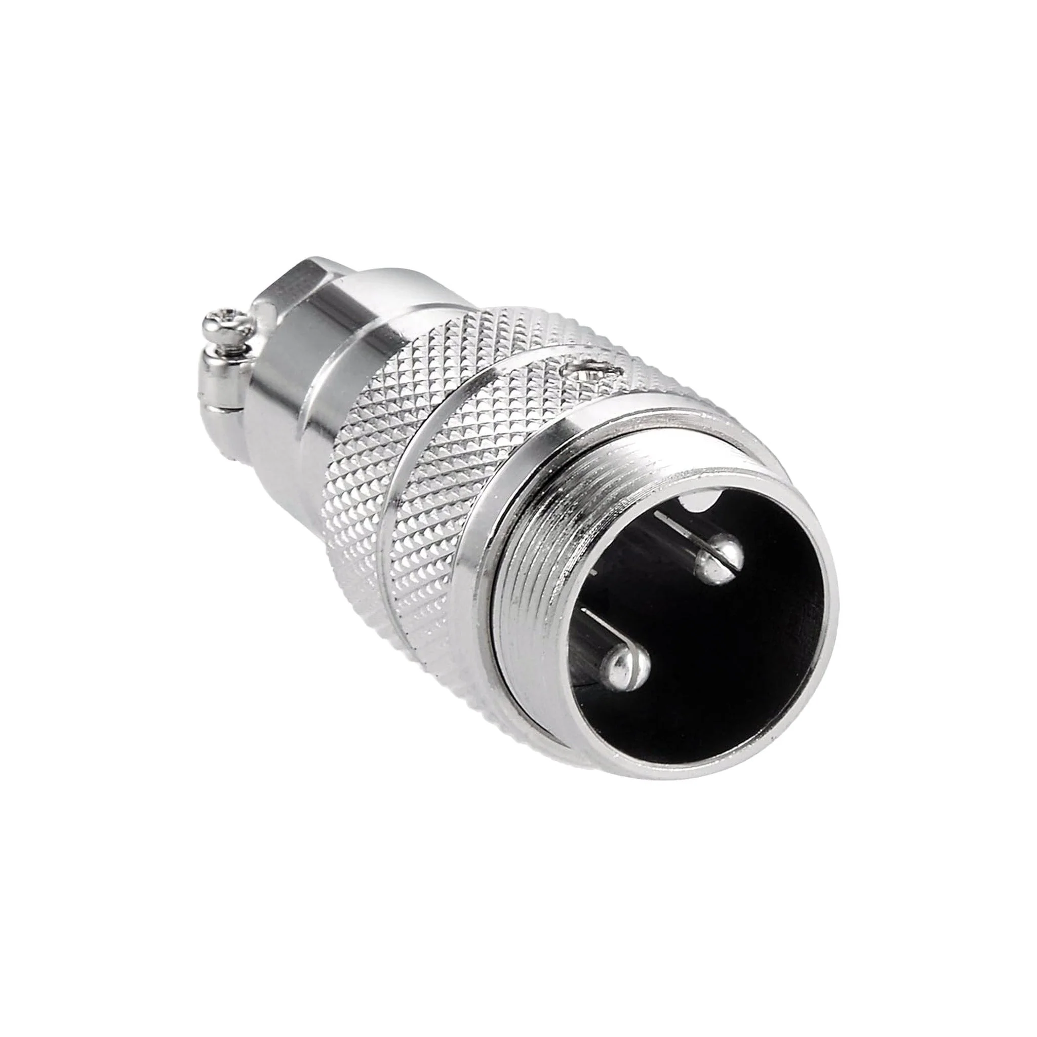Philmore LKG 61-632 2-Pin In-Line Male Rugged Mobile Circular Connector with Strain Relief - Cable Mount - Image 2