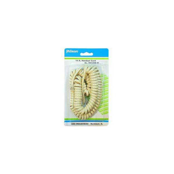 Retractable Handset Cord, 14'