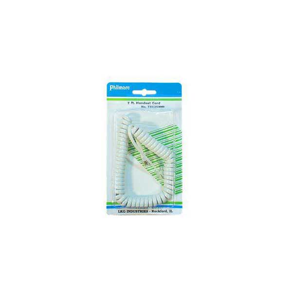 Retractable Handset Cord, 7'