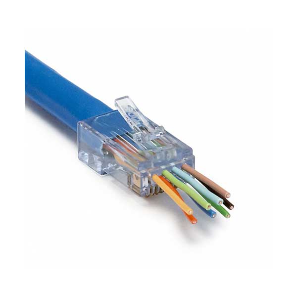 Platinum Tools 100046C ezEX38 Unshielded RJ45 Connector 10-Piece Clamshell