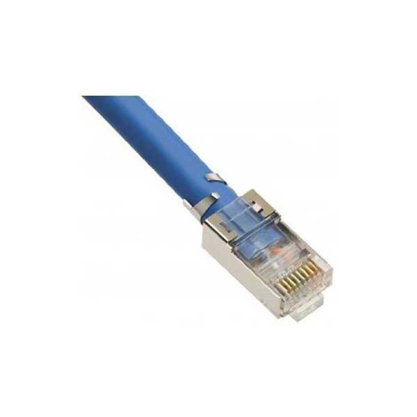 Platinum Tools 106192 RJ45 Cat6A 10 Gig Shielded Connector with Liner, 50-Pack