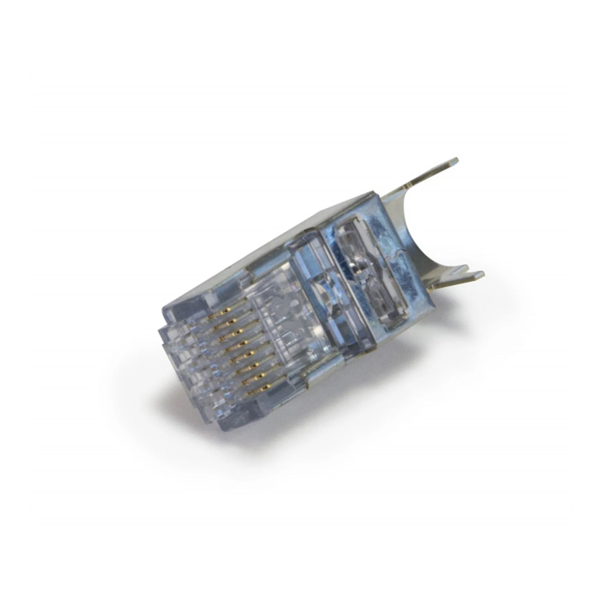 Platinum Tools 202052J ezEX48 Shielded RJ45 External Ground Connector (Cat6A 22 AWG), 50/Jar. - Image 2