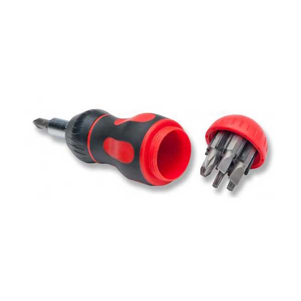 Platinum Tools 8-in-1 Ratcheted Stubby Screwdriver - Image 2