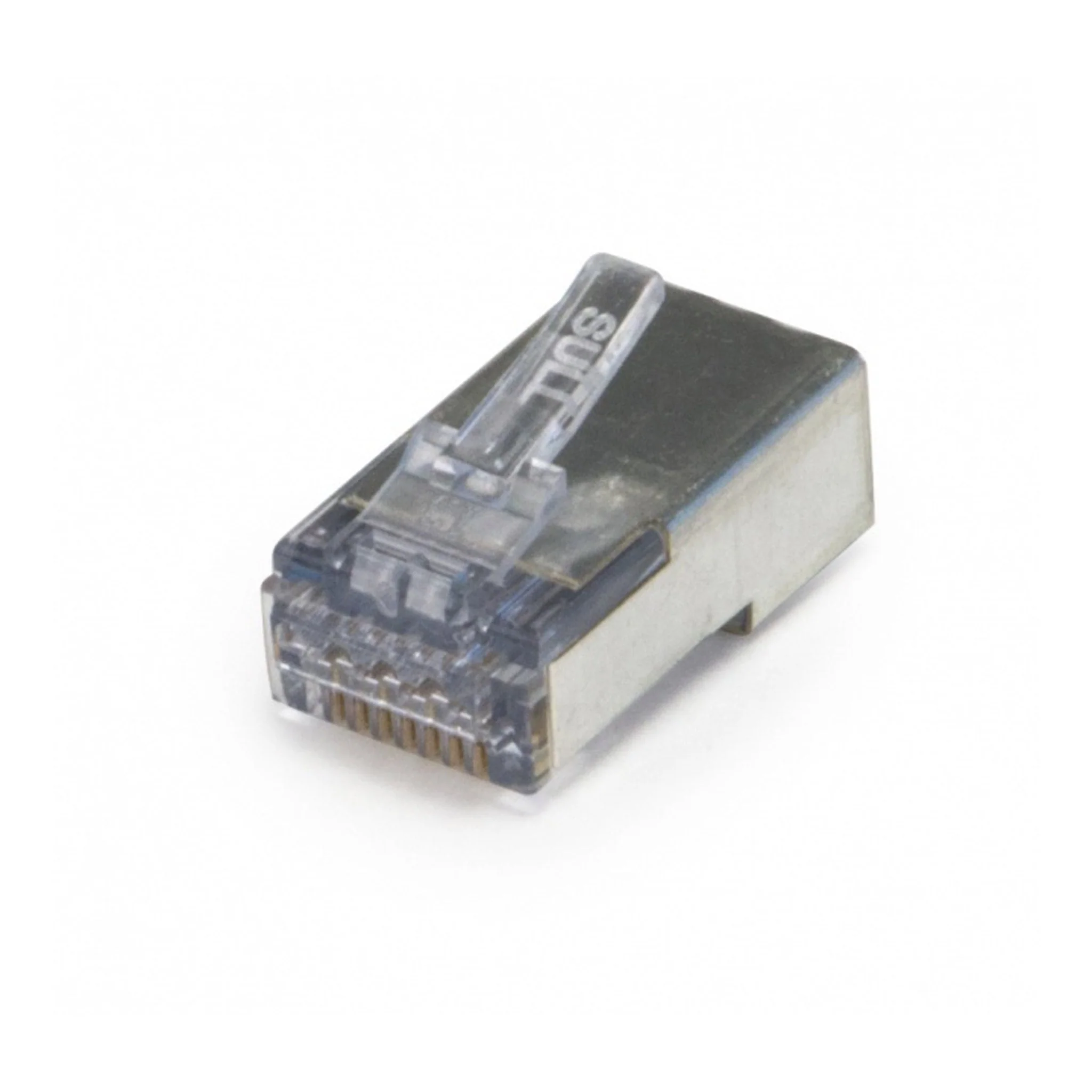 Platinum Tools ezEX38 Shielded RJ45 Internal Ground Connector (Cat5e 24 AWG). 50/Jar