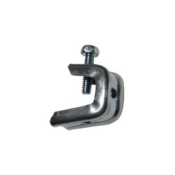 Platinum Tools Pressed Beam Clamp for 1/2" Flanges, 1/4-20 Threaded Rod
