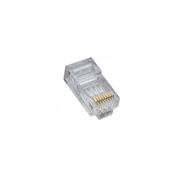 Platinum Tools RJ45 (8P8C) Cat5e High Performance, Round-Solid 3-Prong.  100/Jar