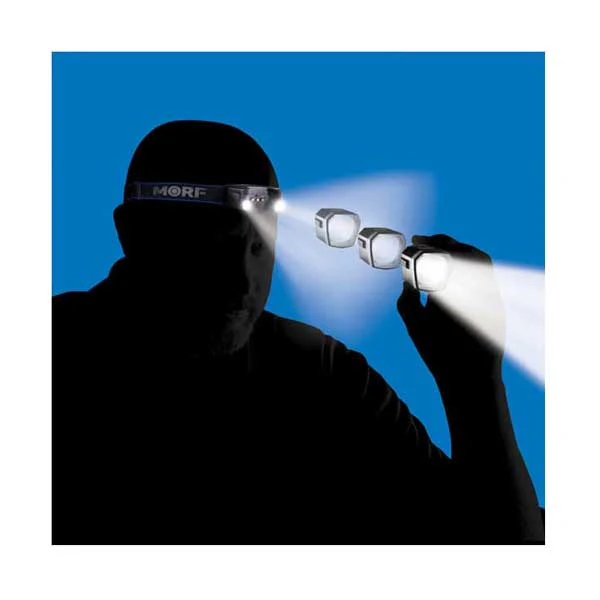 Police Security 98569 Morf B250 3-in-1 LED Headlamp + Rechargeable Magnetic Flashlight - Image 3