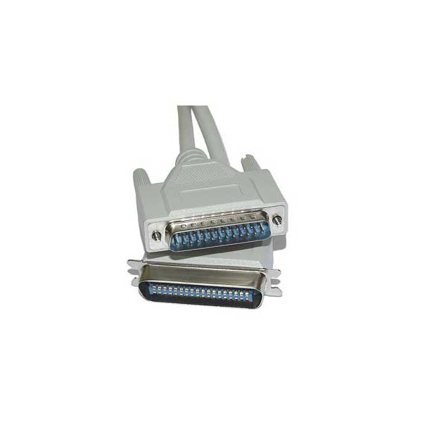 Premium Molded Parallel Printer Cable - 15'