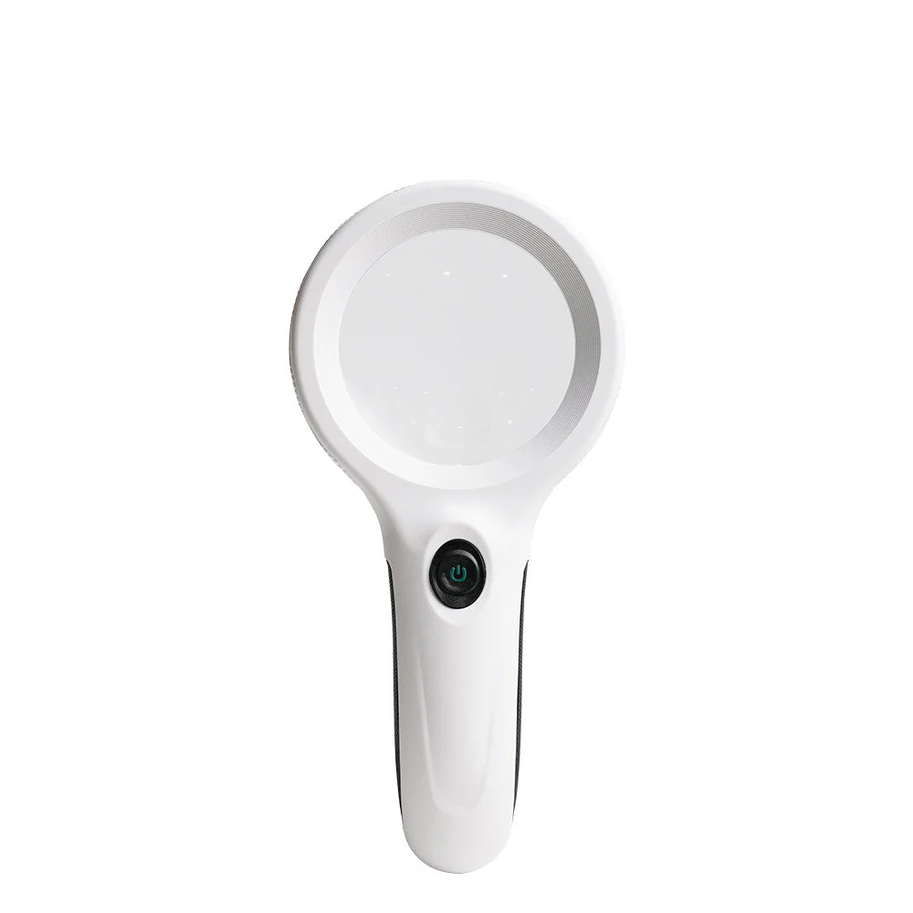 Pro'sKit MA-029 2.5 to 6x Dual Magnification Handheld LED Light Magnifier with Counterfeit Currency Detection Function