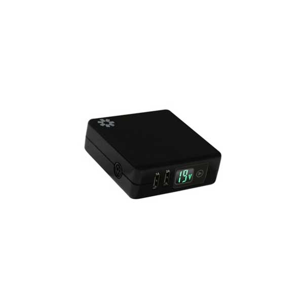 Prudent Way PWI-AC90CBV2 90W Universal LCD Cube AC Power Adapter w/ Dual USB Ports