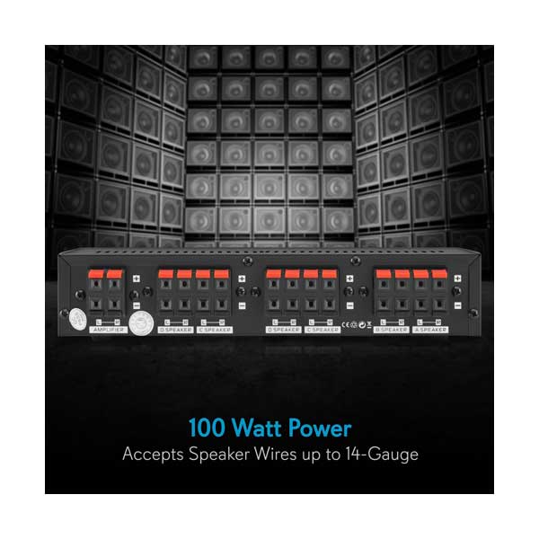 Pyle Audio PSS6 6-Channel 100-Watt High Power Stereo Speaker Selector - Image 3
