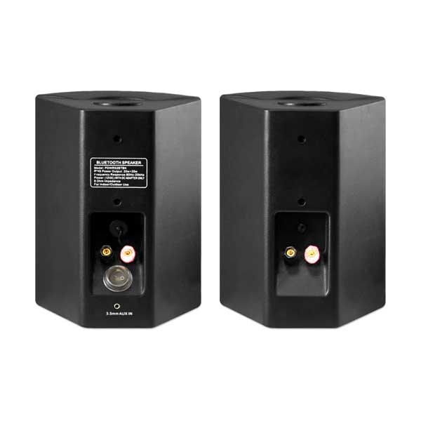 Pyle PDWR52BTBK 5.25" Black Indoor/Outdoor Wall Mount Bluetooth Speakers - Image 2