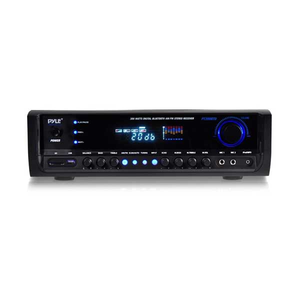 Pyle PT390BTU 300W Digital Bluetooth Home Theater AM/FM Stereo Receiver - Image 2