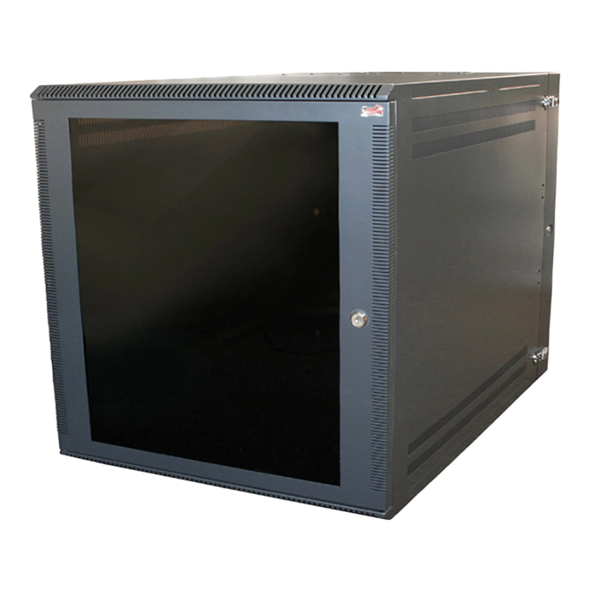 Quest Manufacturing WM3019-07-02 7U Wall Mount Enclosure with Rear Swing-Out - Black - Image 2