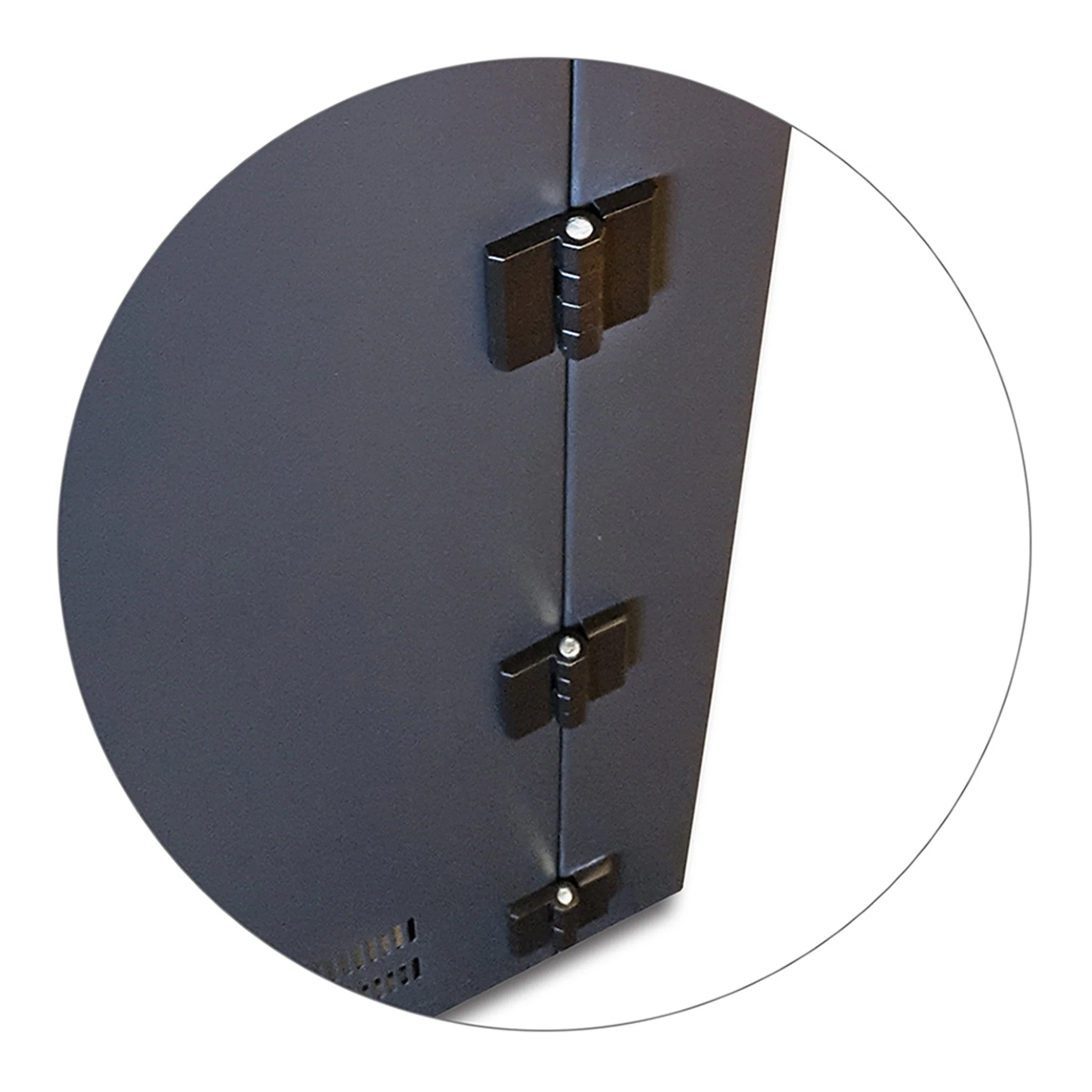 Quest Manufacturing WM3019-07-02 7U Wall Mount Enclosure with Rear Swing-Out - Black - Image 3